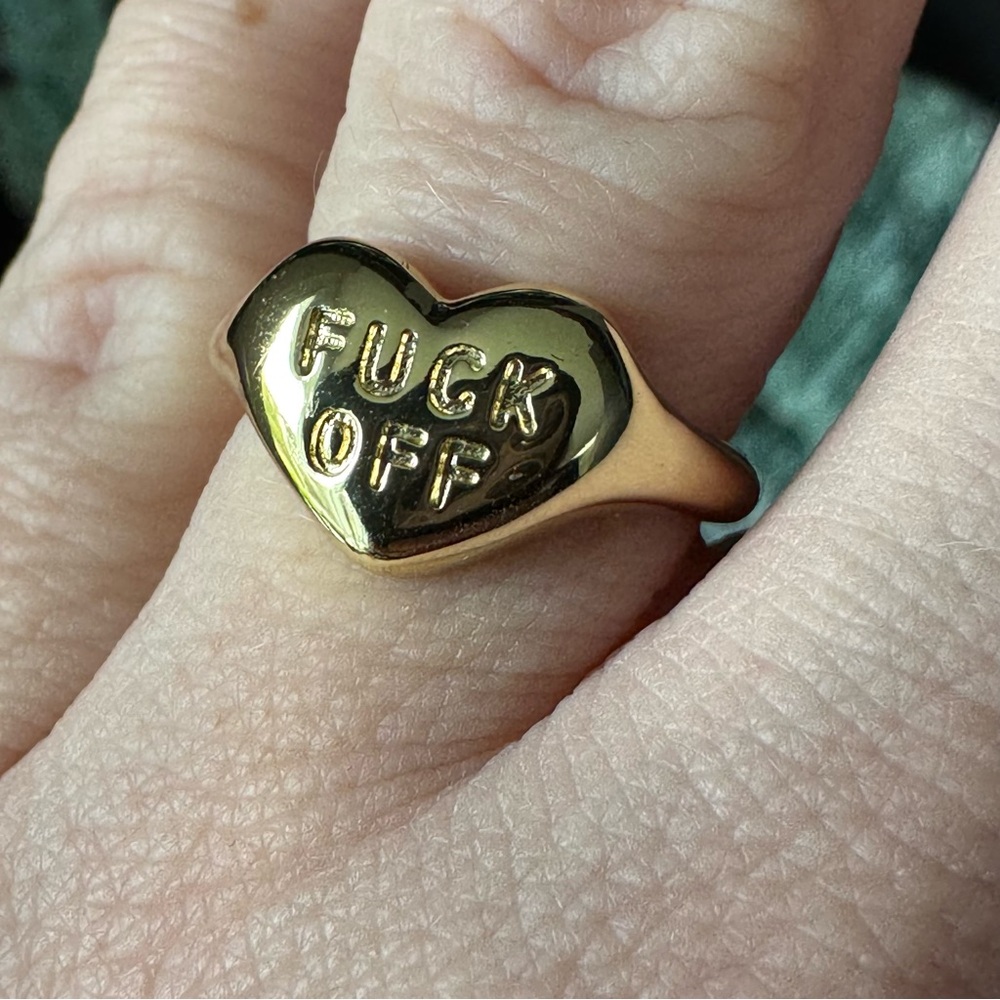 Lovingly “F* Off” Ring - Picture 10 of 11
